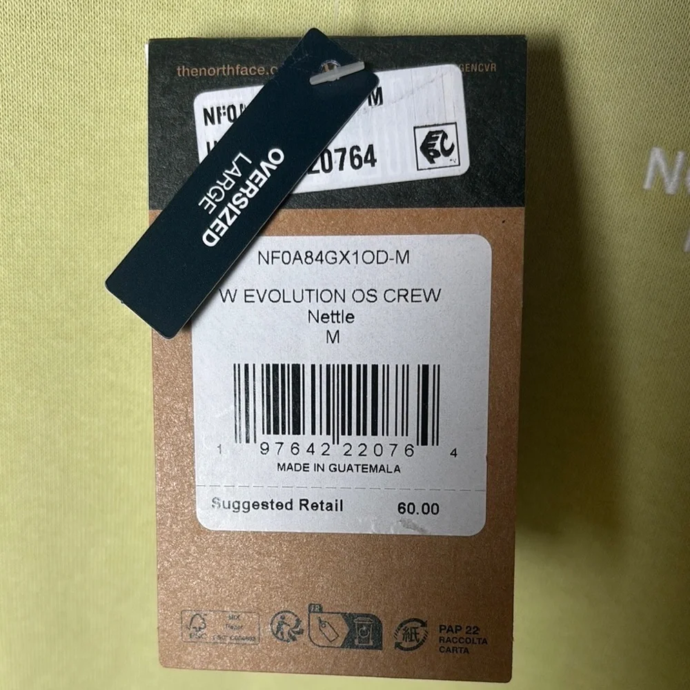 NWT The North Face Cozy Oversized Crewneck Sweater - Picture 2 of 7